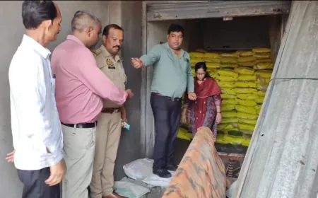 किसानों के हित में सख्त एक्शन – उरई में नकली उर्वरक जप्त, दुकान सील