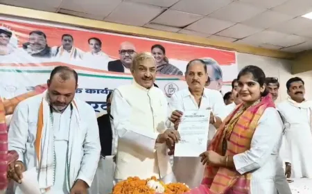 संगठन सृजन के संकल्प के साथ नवनियुक्त कांग्रेस पदाधिकारियों ने ली शपथ