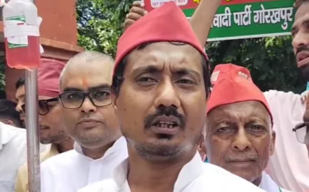 स्मार्ट मीटर के विरोध में सपा का जोरदार प्रदर्शन