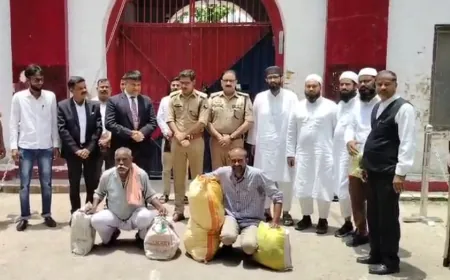 पयामे इंसानियत फोरम ने पेश की मानवता की मिसाल, आर्थिक तंगी के कारण जेल में बंद दो कैदी रिहा