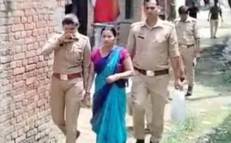 कौशाम्बी में पत्नी ने रची पूरे परिवार की हत्या की साजिश