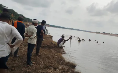 जालौन में बेतवा नदी में नहाते समय डूबी दो सगी बहनें, एक बची, दूसरी की तलाश जारी