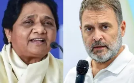“दिल में कुछ, ज़ुबान पर कुछ...” — राहुल गांधी की माफी पर मायावती का तीखा तंज