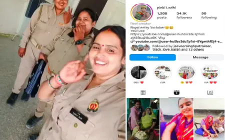 औरैया: महिला सिपाही की वर्दी में बनाई गई रील वायरल, पुलिस विभाग में हड़कंप, जांच के संकेत