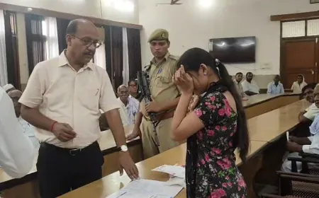 जनसुनवाई में रोती बेटी की गुहार सुन भावुक हुए DM उमेश मिश्रा