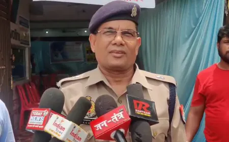 पत्रकारों व समाजसेवियों के लिए निःशुल्क स्वास्थ्य शिविर का आयोजन, पुलिस अधीक्षक नगर रामानंद कुशवाहा ने किया शुभारंभ