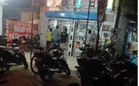 कंपोजिट शराब की दुकानों में खुलेआम शराबखोरी, आबकारी और पुलिस विभाग की चुप्पी पर सवाल