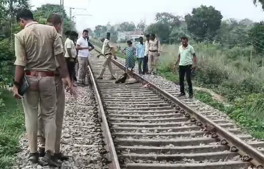 रेलवे ट्रैक पर मिला अज्ञात युवक का क्षत-विक्षत शव, क्षेत्र में मची सनसनी”