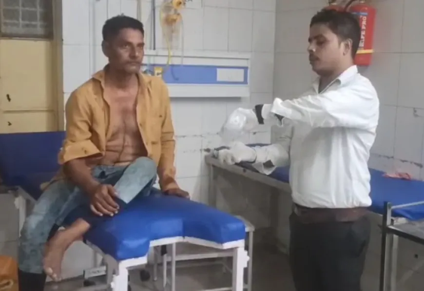शराब के नशे में कलयुगी बेटे ने पिता के सिर पर तमंचे की बट से किया हमला, हालत गंभीर