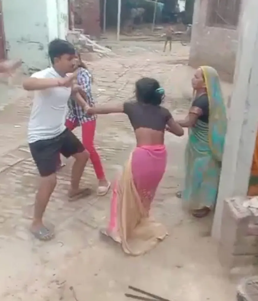 हरदोई: मामूली विवाद में मां-बेटे की सरेआम पिटाई, वायरल वीडियो से मचा हड़कंप, एक आरोपी गिरफ्तार