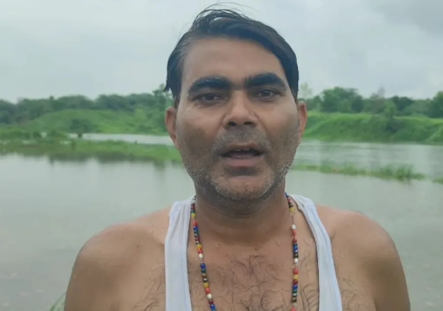 कोटा बैराज से छोड़े गए पानी से औरैया में यमुना का जलस्तर पहुंचा खतरे के निशान से ऊपर 