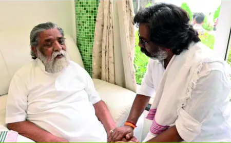 झारखंड के पूर्व मुख्यमंत्री शिबू सोरेन का निधन