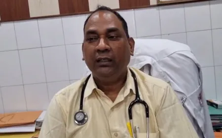 जिला अस्पताल में जलभराव से मरीज बेहाल, नगर व्यवस्था की खुली पोल