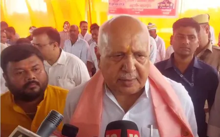 बाढ़ प्रभावित क्षेत्रों का प्रभारी मंत्री सूर्य प्रताप शाही ने किया निरीक्षण