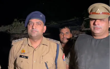 बहराइच में वांछित अभियुक्त से पुलिस की मुठभेड़, पैर में गोली लगने से घायल, देसी तमंचा बरामद