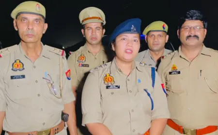 बुलंदशहर में पुलिस और बदमाशों के बीच हुई मुठभेड़ में शातिर लुटेरा जुनैद हुआ घायल