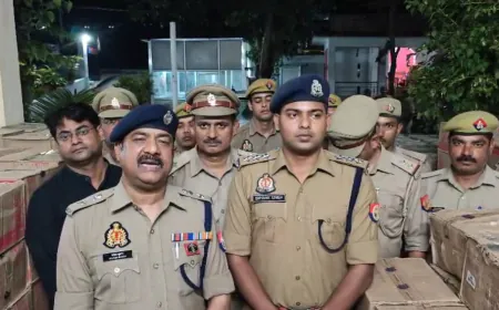 कौशांबी में एक करोड़ की अवैध शराब बरामद, दो तस्कर गिरफ्तार