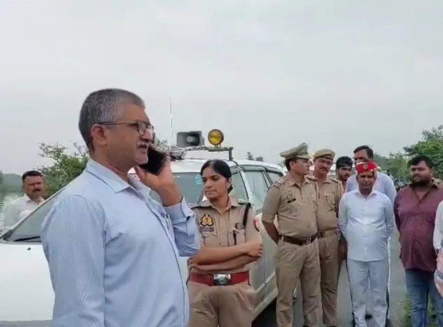 डीएम-एसपी ने बाढ़ प्रभावित इलाकों का किया निरीक्षण, ग्रामीणों को दिलाया मदद का भरोसा