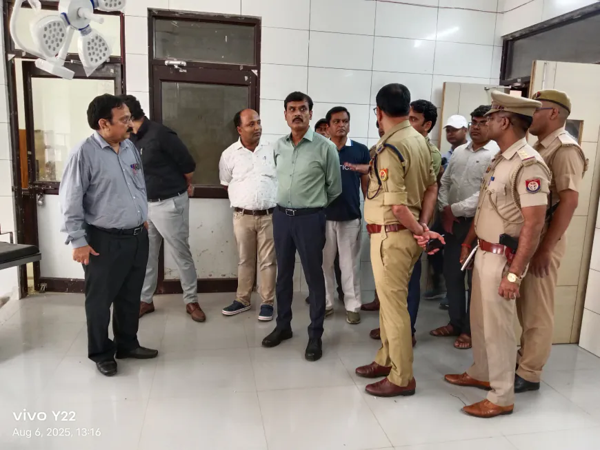 डीएम व एसपी ने सामुदायिक स्वास्थ्य केंद्र सोनबरसा, प्रभावती देवी जयप्रकाश नगर का लिया जायजा