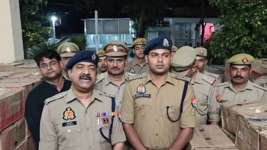 कौशांबी में एक करोड़ की अवैध शराब बरामद, दो तस्कर गिरफ्तार