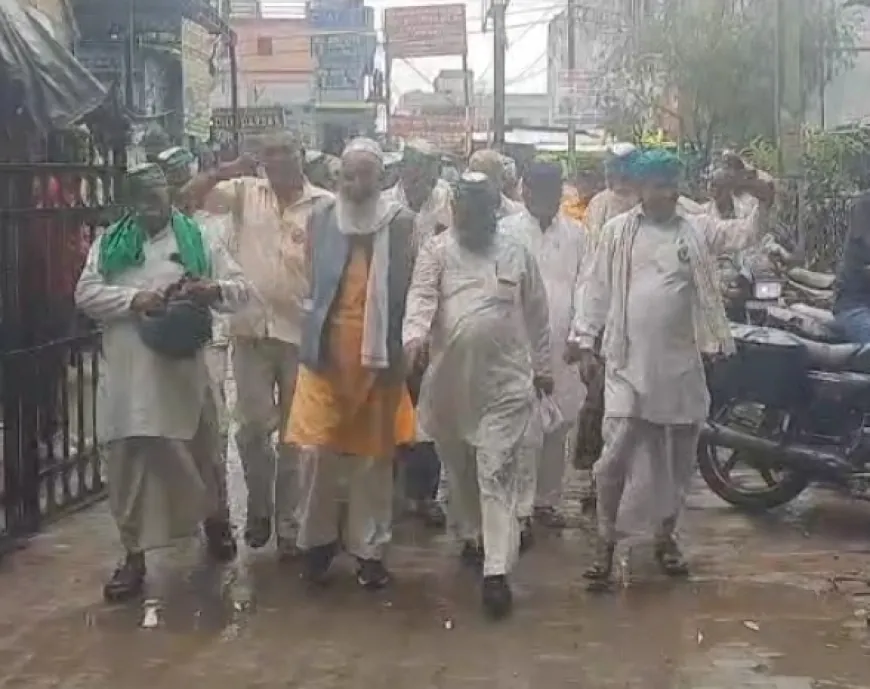 किसानों ने राष्ट्रपति को सम्बोधित 6 सूत्रीय मांगों का ज्ञापन सौंपा