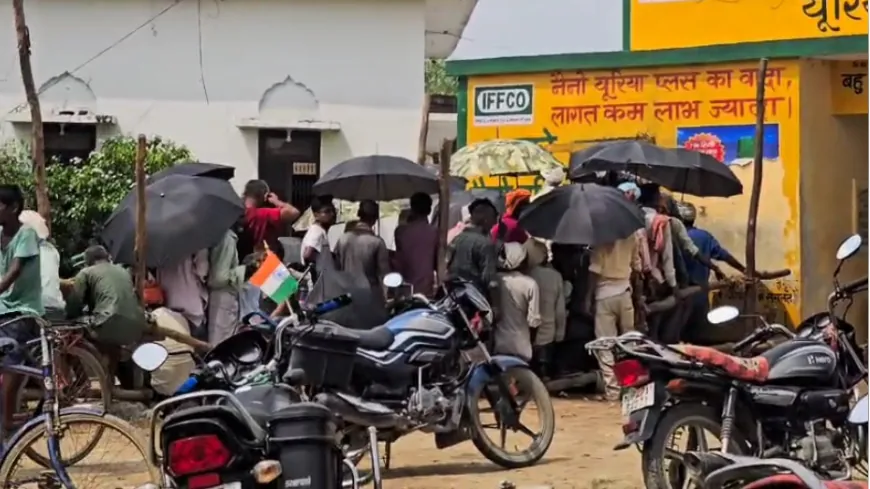 खाद की कमी और कालाबाजारी से किसान परेशान, प्रशासनिक दावे फेल