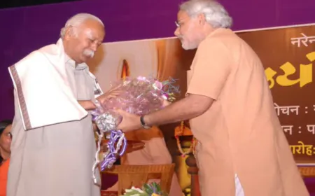 पीएम मोदी ने RSS प्रमुख मोहन भागवत को 75वें जन्मदिन पर दी शुभकामनाएं