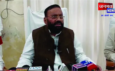 गाज़ीपुर में स्वामी प्रसाद मौर्य ने मोदी-योगी सरकार पर बोला हमला