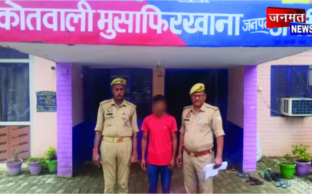 अमेठी में शिव मंदिर से चांदी चोरी करने वाला अभियुक्त गिरफ्तार