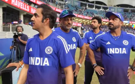 No Handshake Controversy: कोच Gambhir ने मैच के बाद खिलाड़ियों को दिया सख्त निर्देश, वायरल हुआ वीडियो