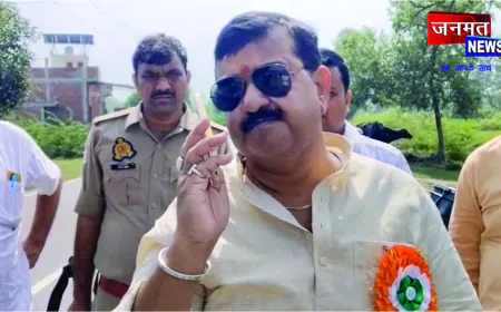 हरदोई में 75 करोड़ की लागत से बनी सड़क दो माह में उखड़ी, विधायक ने अधिकारियों-ठेकेदार पर कार्रवाई की मांग की