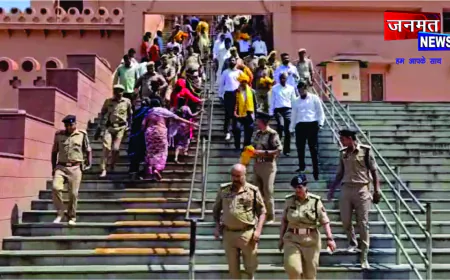 राष्ट्रपति द्रौपदी मुर्मू के मथुरा दौरे की तैयारियां तेज, डीजीपी और एसीएस ने परखी सुरक्षा व्यवस्था