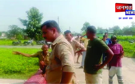 सरयू नहर में अज्ञात युवक का शव मिलने से ग्रामीणों में हड़कंप