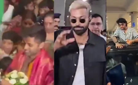 एशिया कप 2025 जीतकर लौटी सूर्या ब्रिगेड, देशभर में खिलाड़ियों का ग्रैंड वेलकम – VIDEO