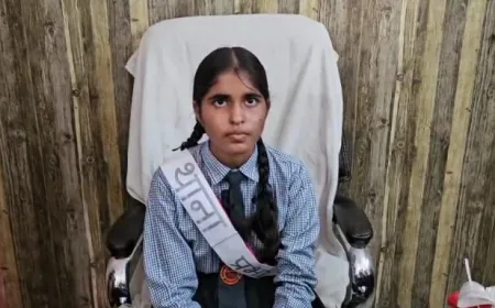 हाईस्कूल की छात्रा बनी एक दिन के लिए थाना अध्यक्ष !