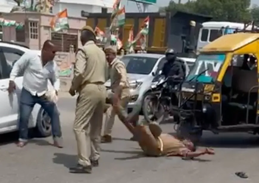 रायबरेली में दबंगई का कहर — सड़क पर दरोगा और होमगार्ड को दौड़ा-दौड़ाकर पीटा, खून से सनी वर्दी, आरोपी गिरफ्तार