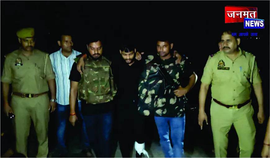 अमेठी में पुलिस मुठभेड़ के बाद शातिर चोर गिरफ्तार