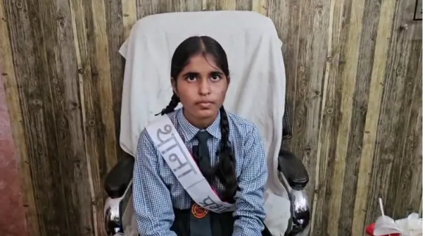हाईस्कूल की छात्रा बनी एक दिन के लिए थाना अध्यक्ष !