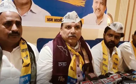 अयोध्या पहुंचे आप सांसद संजय सिंह,ने प्रेसवार्ता कर सरकार पर जमकर साधा निशाना।