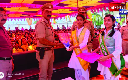 ग्रीन वैली पब्लिक स्कूल दिबियापुर में मिशन शक्ति 5.0 के तहत बालिकाओं को किया गया सशक्त 