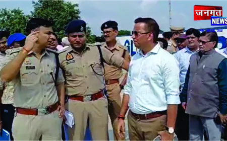 मुख्यमंत्री के संभावित दौरे को लेकर भदोही में तैयारियाँ तेज, डीएम और एसपी ने लिया व्यवस्थाओं का जायजा