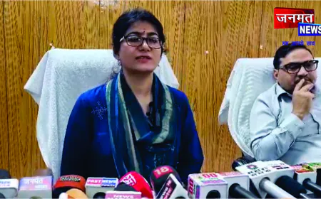 सीडीओ ने विकास भवन में प्रेस वार्ता कर बताई ‘विकसित उत्तर प्रदेश 2047’ की कार्ययोजना