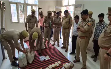 न्यायालय के आदेश पर करोड़ो  का मादक पदार्थ  हुआ "नष्ट"...