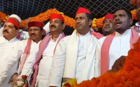 समाजवादी पार्टी के प्रदेश अध्यक्ष श्याम लाल पाल पहुंचे बलरामपुर किया जनसभा को संबोधित !