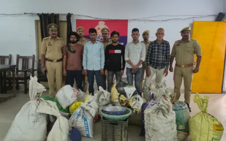 अमेठी में अवैध पटाखा निर्माण व बिक्री मामले में पांच गिरफ्तार !