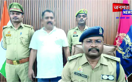 पुलिस ने गैंगस्टर एक्ट में वांछित आरोपी को लखनऊ से दबोचा