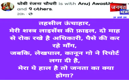 जिला पंचायत अध्यक्ष रंजना चौधरी ने प्रशासन और पुलिस पर लगाए गंभीर आरोप, सोशल मीडिया पोस्ट से मचा हड़कंप