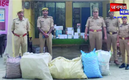 रायबरेली में पुलिस ने की 207 किलो अवैध पटाखे बरामद