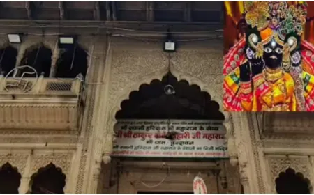 बांके बिहारी के दरबार से निकला खजाना