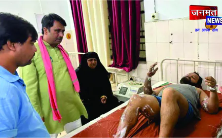 दुकान में भीषण आग से डेढ़ वर्षीय बालक की मौत, युवक गंभीर रूप से झुलसा